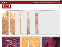 Tablet Screenshot of dafer.com.mx